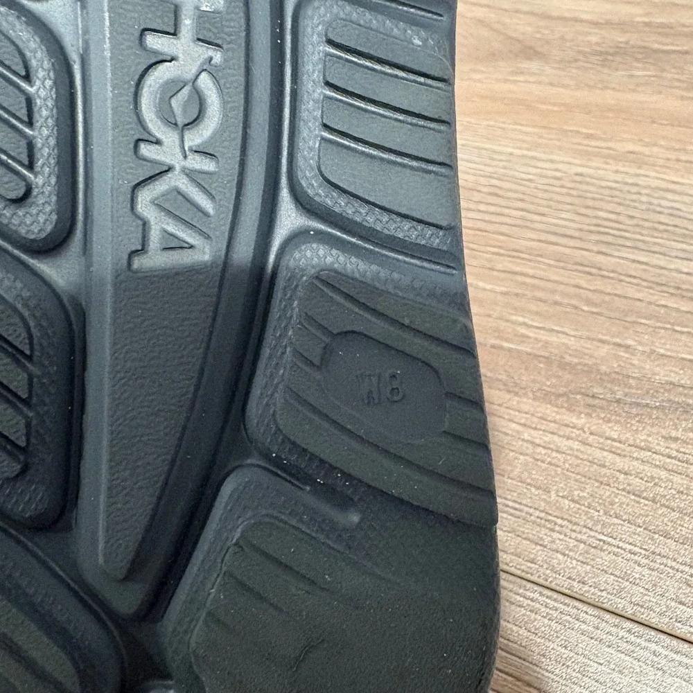HOKA Ora Recovery Slide 3 Sandals Women Black size 8 Comfort Slip On EVA Foam